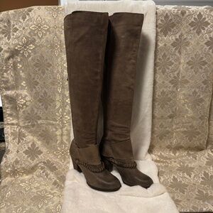 Miss Sixty Over the knee leather boots